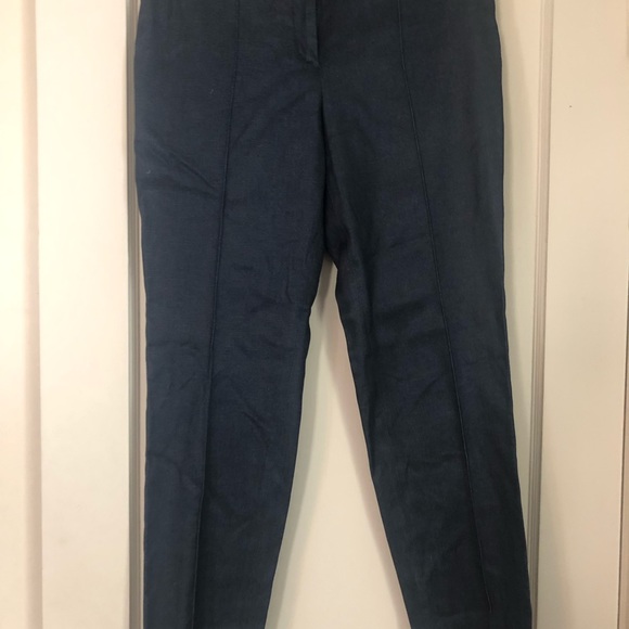 Barbara Bui Navy Cotton Blend Pants Sz: 6 - Picture 3 of 5